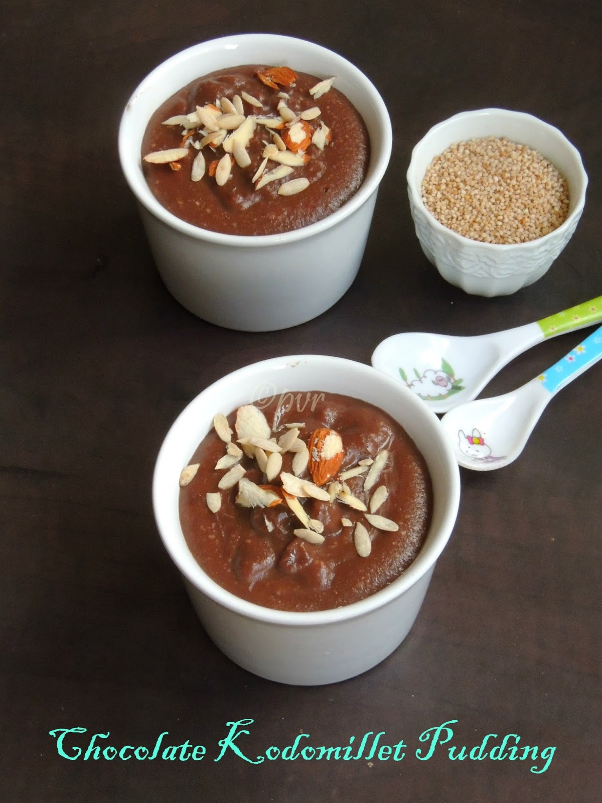 Finger Millet rawa Chocolate Pudding Recipe