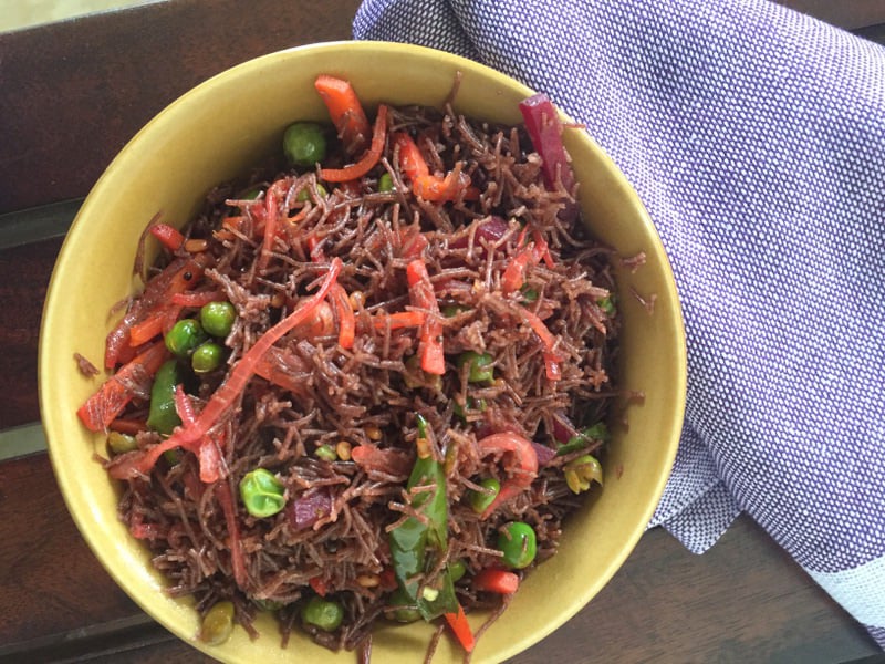 Finger Millet Vermicelli Upma Recipe